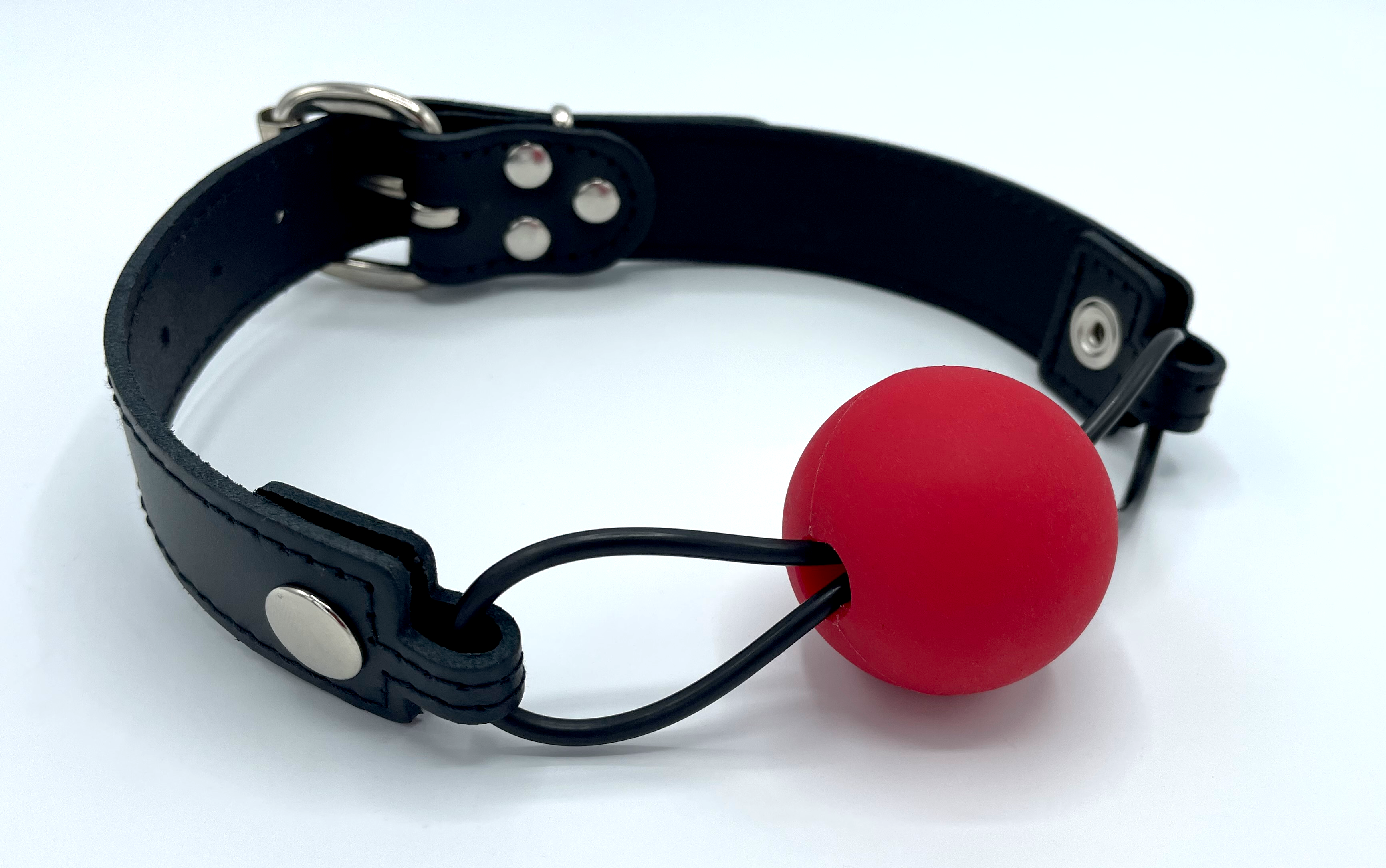 Mundknebel mit roter Kugel 45 mm aus medizinischem Silikon von FunFactory!