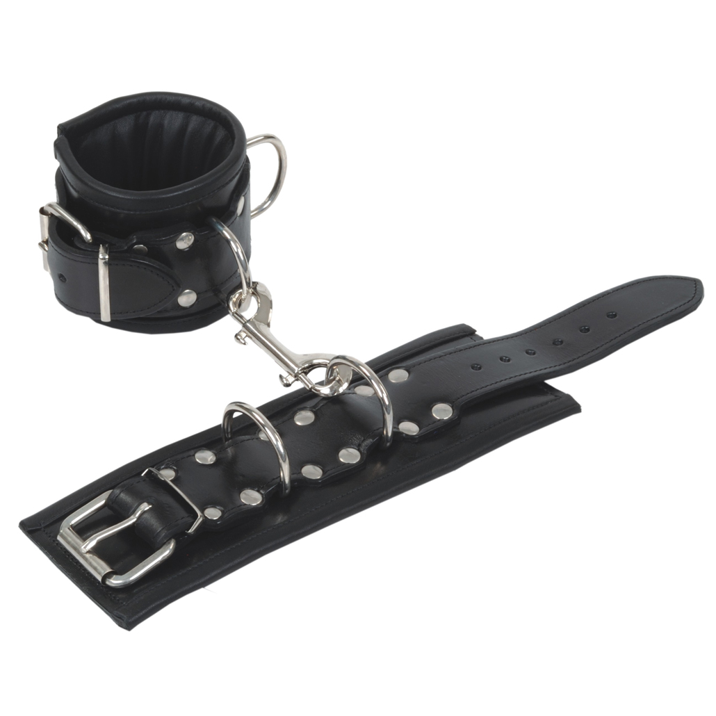 gepolsterte Handfesseln mit 2 D-Ringen