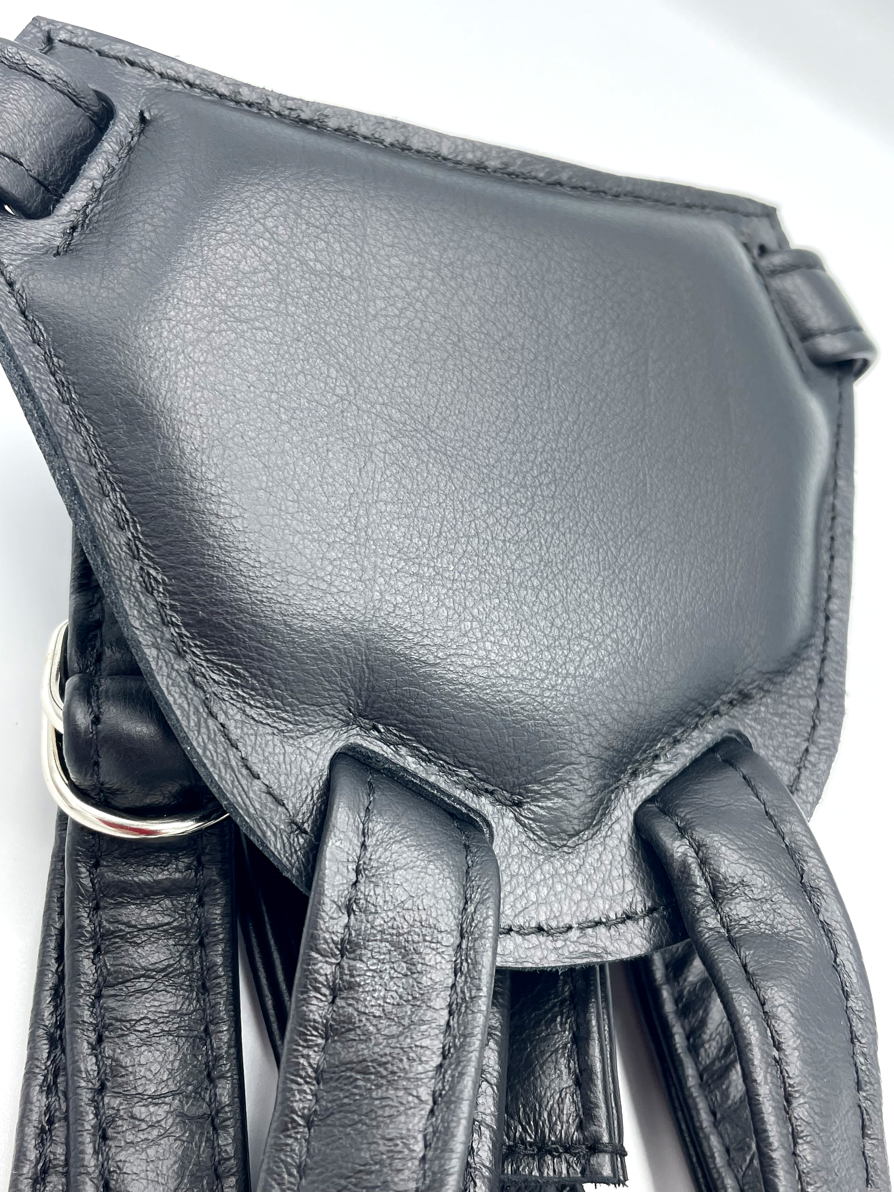 Dildo-Harness Strap on, Bauchplatte innen weich gepolstert bis Größe XXL