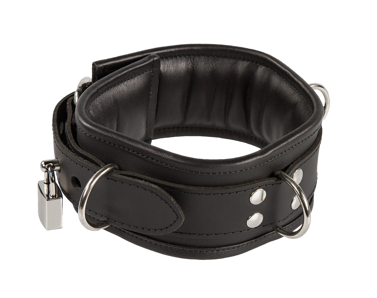 abschließbares Halsband, weich gepolstert