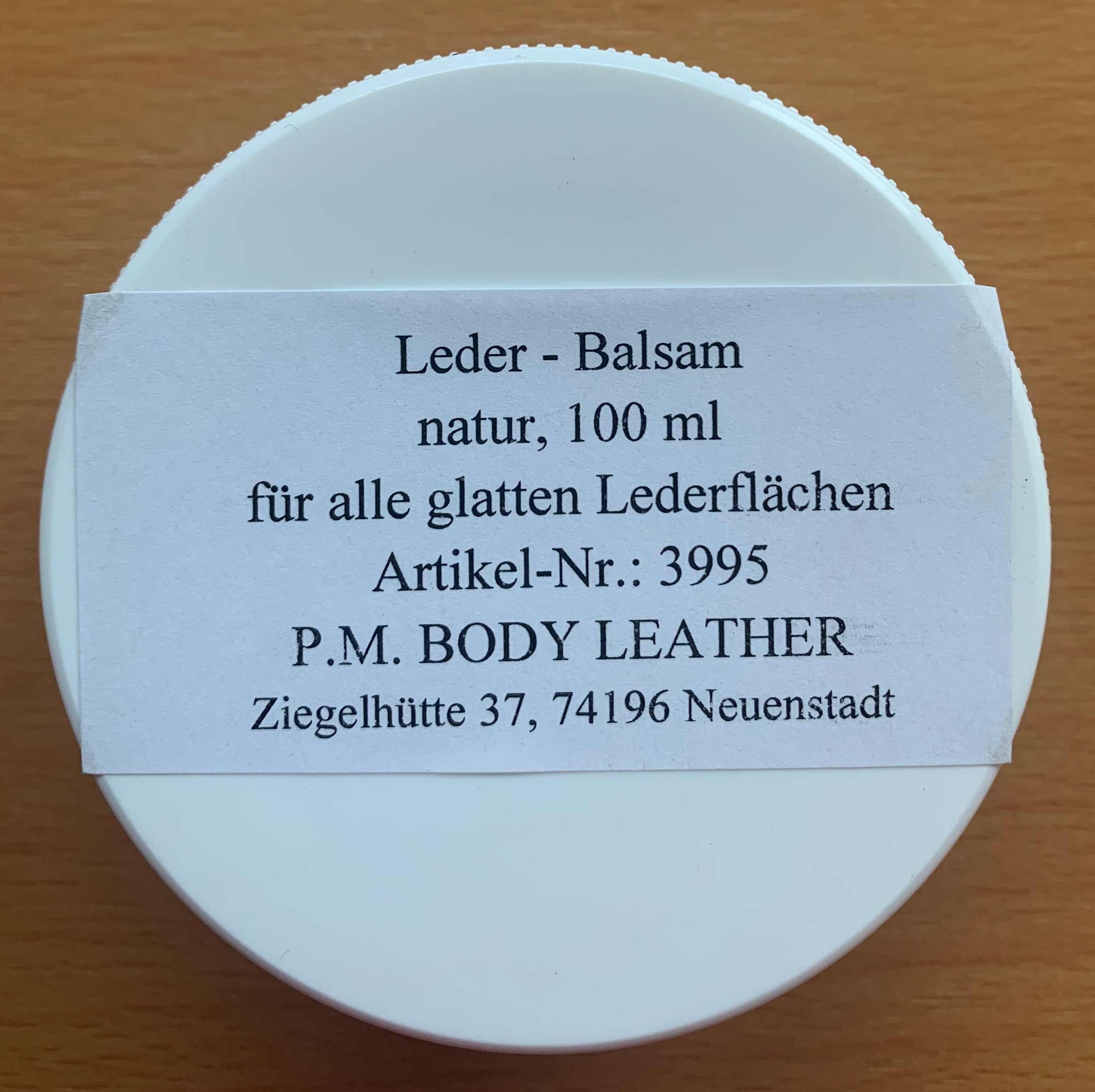 Leder-Balsam, natur